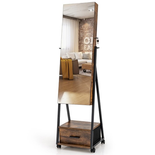 Mobile jewelry cabinet floor - jewelry,