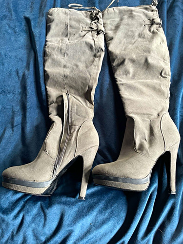 Women grey faux suede - women’s,