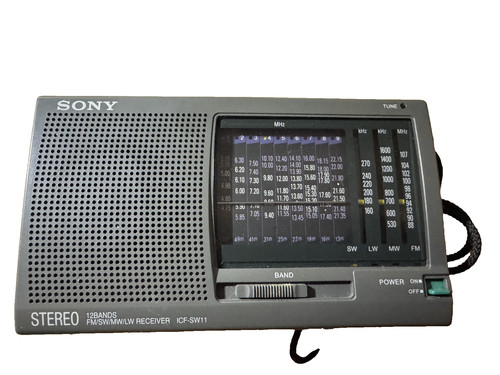 Sony icf sw11 - stereo, 12bands
