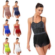 UK Womens Rhinestone Latin