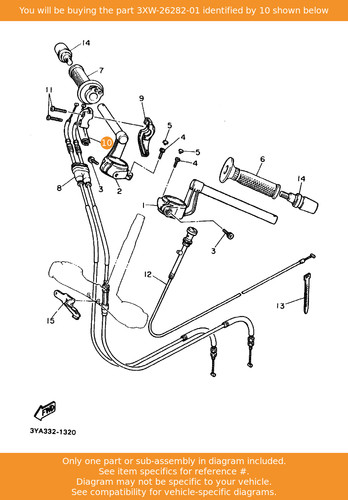 Yamaha cap grip 3xw 26282 - yamaha, 3xw-26282-01