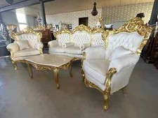 Sofa Set in Cream Color French
