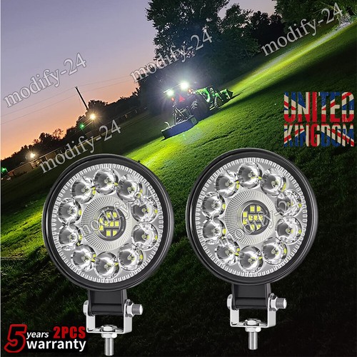 2pcs round 48w led work - 48w, lights