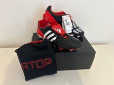 Adidas Predator Mania UK10 Black/White/Red FG Made In Germany Tags On IN BOX 