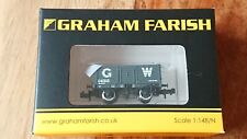 Graham Farish N Gauge 377-088 7 Plank End Door Wagon GWR Grey NEW