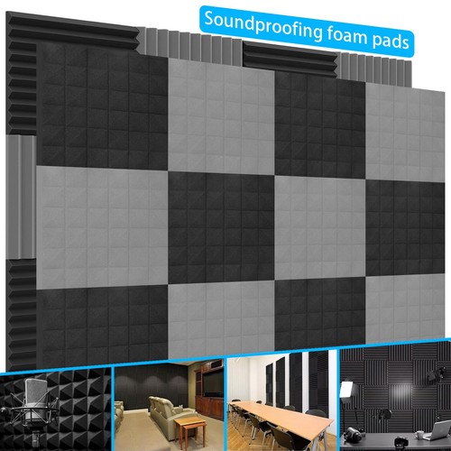 12x acoustic wall panel tiles - acoustic,