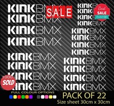KINK BMX Vinyl Decal Stickers