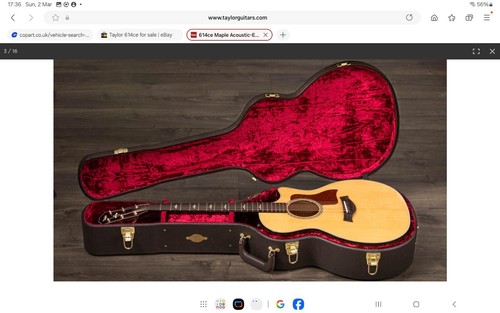 Taylor 614ce acoustic guitar - acoustic,