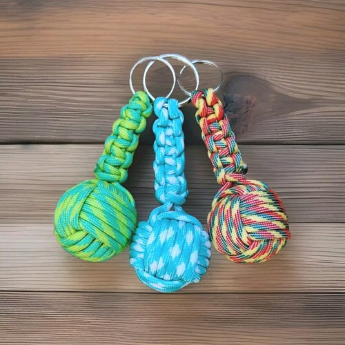 Hand made monkey fist knot - hand,