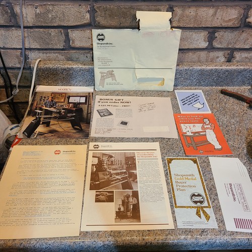 Shopsmith mark paperwork and - mark,