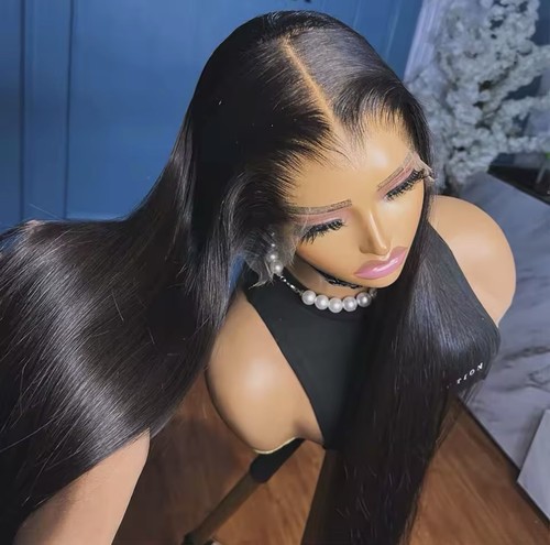 Straight human hair wigs - human,