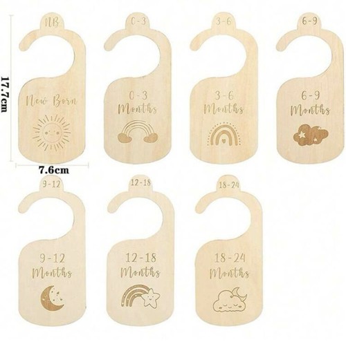 Pieces wooden baby wardrobe - 7,