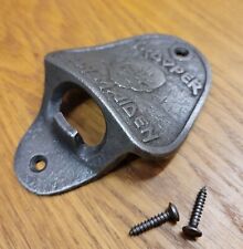 Cast Iron Wall Mounted Vintage Antique Style Bottle Opener - IRON MAIDEN