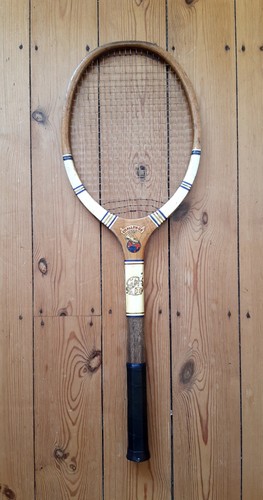 Vintage tennis racket h - racket.,