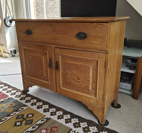 Victorian pine cabinet - victorian, /