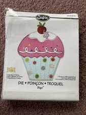 Scrapbooking Card Making Sizzix  Big Shot Cupcake & Cherry Die Cut