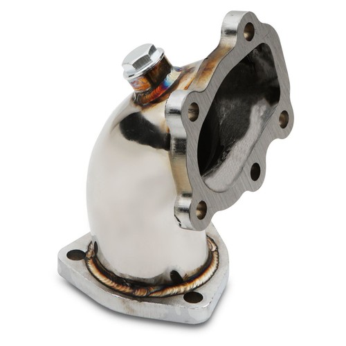 Stainless exhaust turbo elbow - stainless,