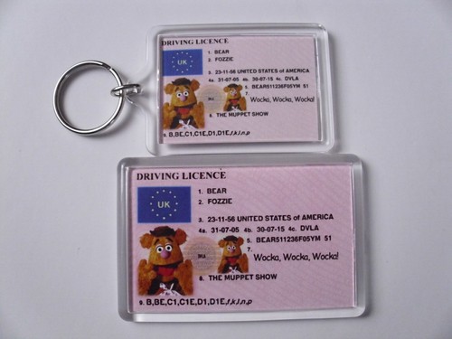 Fozzie bear muppet - keyring, or