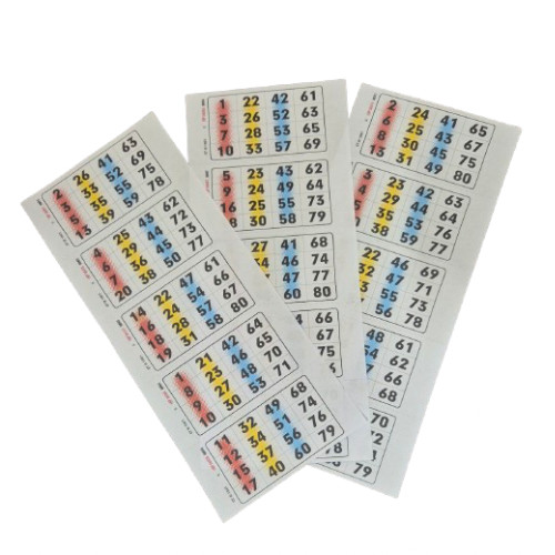 Rainbow bingo seaside - rainbow,