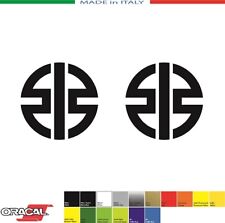 2 River Mark Adhesives mm.39x39 Stickers Kawasaki ZX-10R ER-6N ZX-6R Racing Team