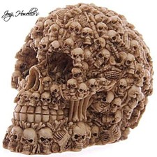 Multiple Skulls Head Decoration Gruesome Skull Ornament Gothic Pagan Wiccan Gift