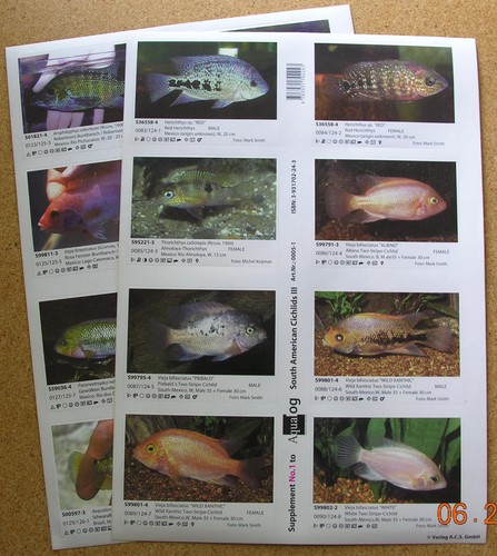 Supplements for aqualog - for, south