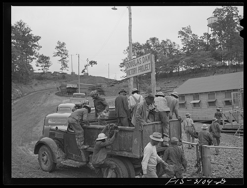 Photo douglas dam tennessee - dam,