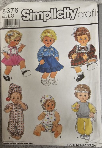 Uncut vtg 1987 - baby, doll
