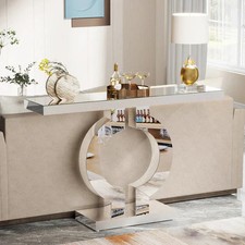 110cm Mirrored Console Table