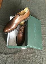 BOWEN Wholecut Debies Shoes | Made in England | Mocha Brown RRP 350USD