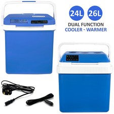 24L/26L Cooler Hot/Cold Portable Cool Box Car Home Electric 240V AC / 12V DC
