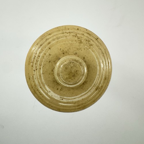 Vintage stoneware crock lid - vintage,