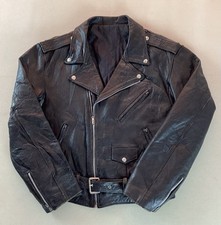 Vintage Leather Biker Jacket