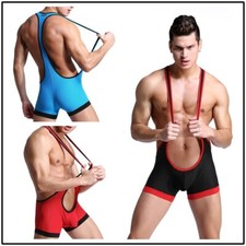 Men's Open Chest Bib Suit