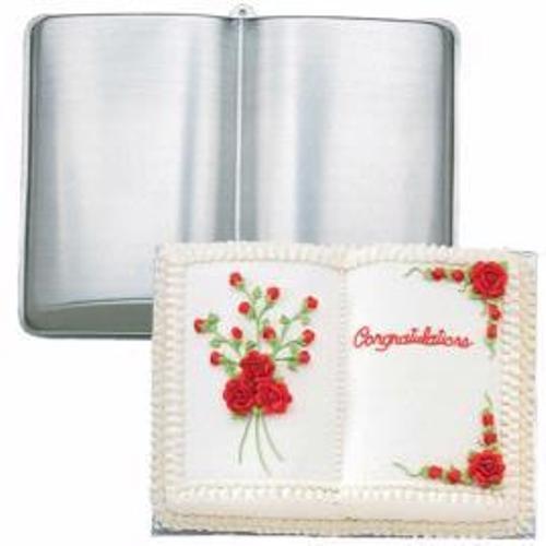 Open book shaped cake tin - shaped,