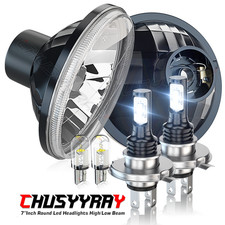 7" DRL LED Headlight High Low