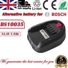 14.4V 1.5Ah Battery for Bosch PSR 14.4 LI-2 PSB LI, 2 607 336 038, 2 607 336 037