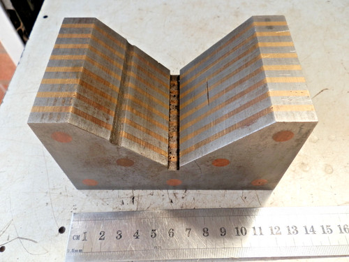 Vee block size 125 - block,