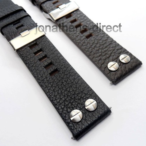Leather watch strap - strap, tw