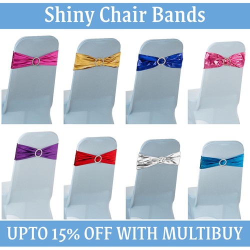 Spandex chair bands - spandex, sashes