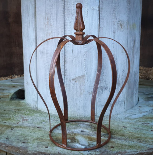 Large rusty wrought - large, crown