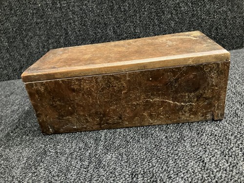 Vintage keepsake wood box - , burl