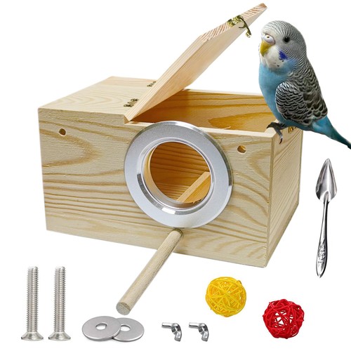 Bird nest parakeet box - bird, nest,