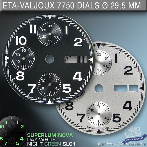 Dial fit movement eta - fit, valjoux