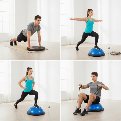 Bosu balance trainer with - balance,