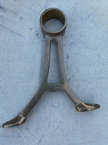 Vintage solid brass - bar, mount