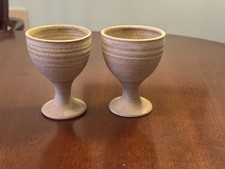 Pair Of Studio Pottery Goblets