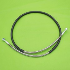Front Stainless Steel Brake Braided Hose Line For KAWASAKI KX125 250 500 1986-89
