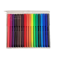 Colorful Set of 18 Fine-Tip