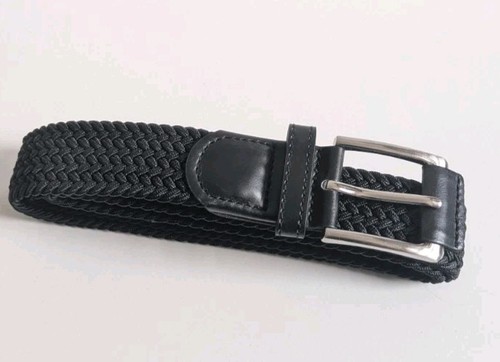 Men black belt stretch - men's,